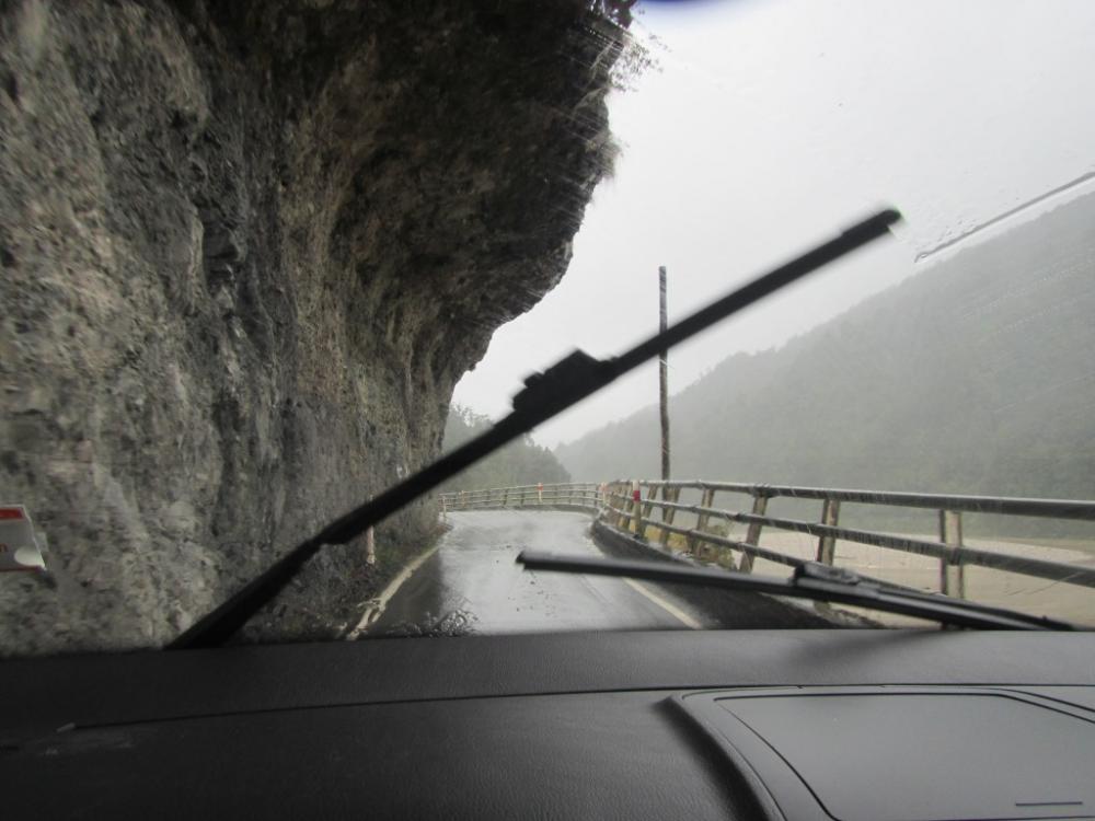 Driving under cliffs